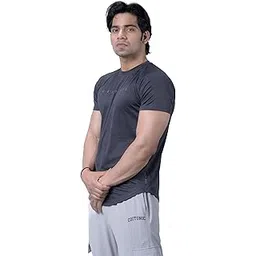 COITONIC Dry-Fit Half Sleeves T-Shirt for Men, Gym T-Shirt for Men for Training, Workout, Running and Casual Wear-picture-24