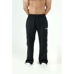 coitonic Men Solid Black Track Pants-picture-19