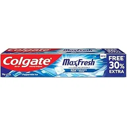 Colgate Toothpaste Maxfresh Dental Hygiene Peppermint Ice - 80 G (Blue Gel)-image-31