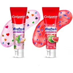 MaxFresh Rainbow Fresh & Watermelon Blast Tooth paste (100g x 2pcs) Toothpaste-image-39
