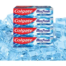 MaxFresh Toothpaste, Blue Gel Paste with Menthol - Peppermint Ice (Combo Pack) Toothpaste-image-36