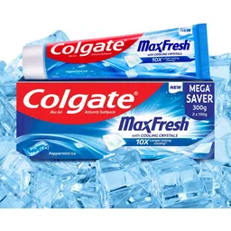 MaxFresh Toothpaste, Blue Gel Paste with Menthol: Peppermint Ice (Combo Pack) Toothpaste-image-42