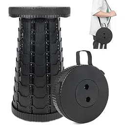 Collapsible Telescoping Portable Stool for Adults, Camping Stools, Upgraded Collapsible Folding Seats with Load Capacity 550lbs-image-27