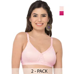 College Girl Cg1304 Pack Of 2 Cotton Full Coverage Lightly Padded Minimizer Bra-picture-33