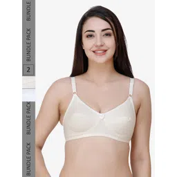 College Girl Pack Of 2 Full Coverage All Day Comfort Cotton Everyday Bra-picture-20