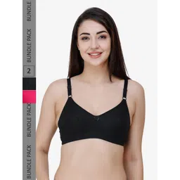 College Girl Pack Of 2 Full Coverage All Day Comfort Cotton Everyday Bra-picture-25