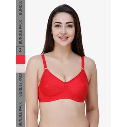 College Girl Pack Of 2 Full Coverage All Day Comfort Cotton Everyday Bra-picture-26
