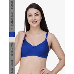 College Girl Pack Of 2 Full Coverage All Day Comfort Cotton Everyday Bra-picture-32