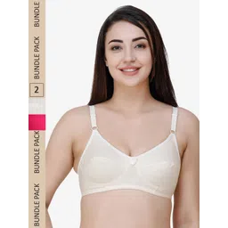 College Girl Pack Of 2 Full Coverage Lightly Padded Cotton Everyday Bra-picture-10