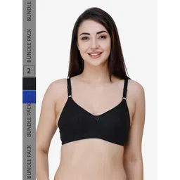 College Girl Pack Of 2 Full Coverage Lightly Padded Cotton Everyday Bra-picture-26