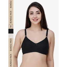 College Girl Pack Of 2 Full Coverage Lightly Padded Cotton Everyday Bra-picture-18