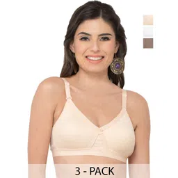 College Girl Pack Of 3 Full Coverage Lightly Padded Minimizer Bra-picture-23