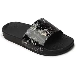 colo Sliders For Womens and Girls I Comfortable Flip Flop For Womens & Girls GS-22 Black Size 6 UK-picture-38