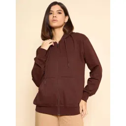 Color Capital Brown Cotton Oversized Hoodie-picture-20