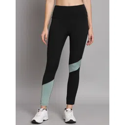 COLOR CAPITAL High-Rise Antimicrobial Ankle Length Gym Tights-picture-39