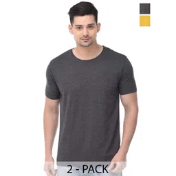 COLOR CAPITAL Pack Of 2 Cotton T-shirt-picture-35