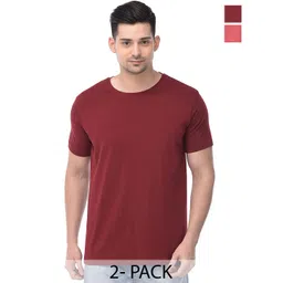 COLOR CAPITAL Pack Of 2 Cotton T-Shirt-picture-40