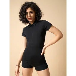 COLOR CAPITAL Shirt Collar Playsuit-picture-28