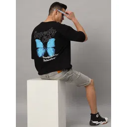 COLOR CAPITAL Unisex Graphic Printed Round Neck Short Sleeves Oversized Cotton T-shirt-picture-20