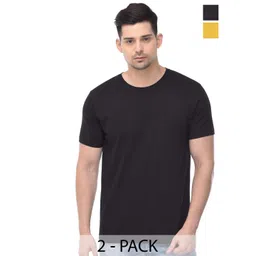 COLOR CAPITAL Unisex Pack Of 2 Cotton T-Shirt-picture-10