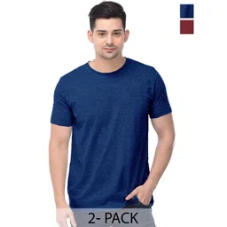 COLOR CAPITAL Unisex Pack Of 2 Round Neck Cotton T-shirt-picture-13