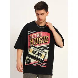 COLOR CAPITAL Unisex Typography Printed T-shirt-picture-22