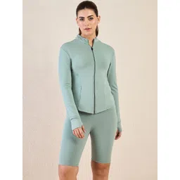 COLOR CAPITAL Women Lightweight Antimicrobial Training or Gym Sporty Jacket-picture-18