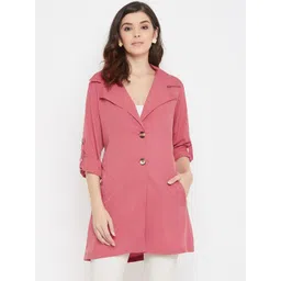 Color Cocktail Women Single Breasted Notched Collar Trench Coat-picture-34
