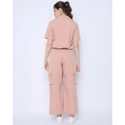 color cocktail Women Short-length Sleeve Jumpsuit image 4