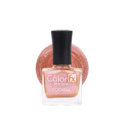 Color Fx Cocktail Party Collection Nail Enamel Gold Shade 136 - 9 ml-picture-29