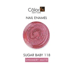 Color Fx Pink Sugar Baby Wedding Collection Nail Enamel Shade-118 image 3