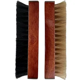 Color Zebra Shoe Brush with Natural Hair ( Brown & Black ) Pack of 2 Pcs Brush-picture-22