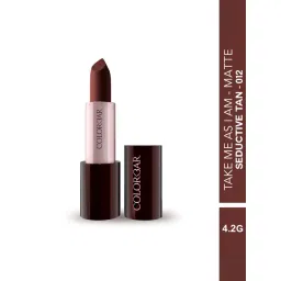 Colorbar Take Me As I Am Matte Lipstick Seductive Tan-012 - 4.2 gm-image-20