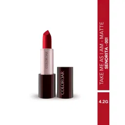 Colorbar Take Me As I Am Matte Lipstick Senorita-001 - 4.2 gm-image-4