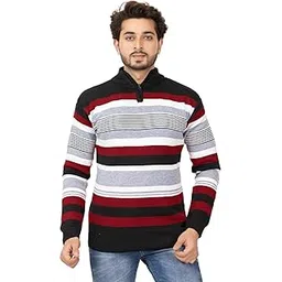 colorchakra Woolen Sweater for Mens Cardigan for Winter wear Wool Pullover-picture-26