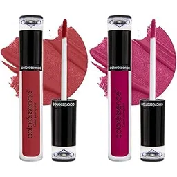 Coloressence Lipstay Transferproof Liquid Lipstick for Intense Matte Lips that Stays for 12+ Hours | Liquid Lip Color With VelVet Matte Finish| Smudge Proof | Maple Leaf | Mulberry Silk-picture-49