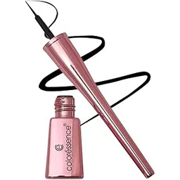 Coloressence Roseate Fab Tint Liquid Eyeliner Waterproof Smudge Proof Long Stay Upto 24 Hours Transferproof Matte Finish Pop Quirky Colors Eye Liner, Onyx Black 4ml-picture-11