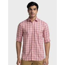 ColorPlus Checked Pure Cotton Casual Shirt-picture-36