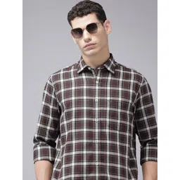 ColorPlus Checked Pure Cotton Casual Shirt-picture-35
