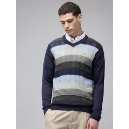 ColorPlus Colourblocked Knitted Pullover-picture-29