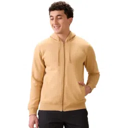 ColorPlus Medium Brown Cotton Blend Regular Fit Sweatshirt-picture-27