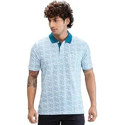 colorplus Men Comfort Fit Print Pattern Pure Cotton Half Sleeve Normal Neck Casual T-Shirt-picture-31