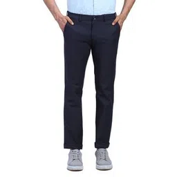 colorplus Men Flat-Front Slim Fit Trousers-picture-12