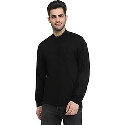 colorplus Men Full Sleeve Regular Fit Solid Pattern Acrylic Wool Blend V Neck V Neck Casual Winter wear-picture-42