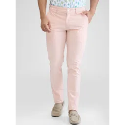 ColorPlus Men Slim Fit Chinos Trousers-picture-28