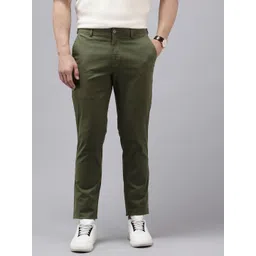 ColorPlus Men Slim Fit Chinos Trousers-picture-14