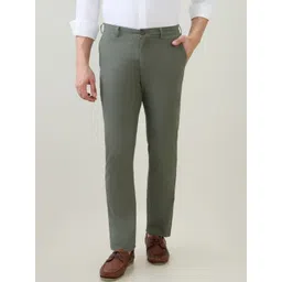 ColorPlus Men Slim Fit Low-Rise Cotton Formal Trouser-picture-12