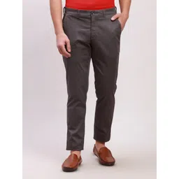 ColorPlus Men Slim Fit Mid-Rise Chinos Trousers-picture-40