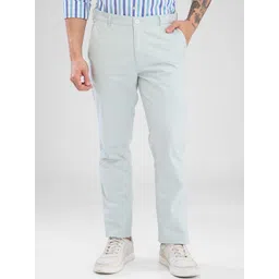 ColorPlus Men Slim Fit Mid-Rise Trousers-picture-38