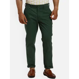 ColorPlus Men Slim Fit Mid-Rise Trousers-picture-18
